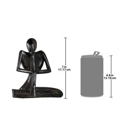 Design Toscano Authentic Foundry Iron Balinese Yogi: Meditation Iron Sculpture - Image 2