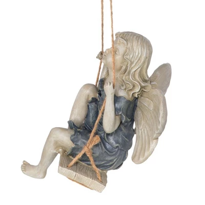 Design Toscano Summertime Fairy On A Swing Statue - Image 5