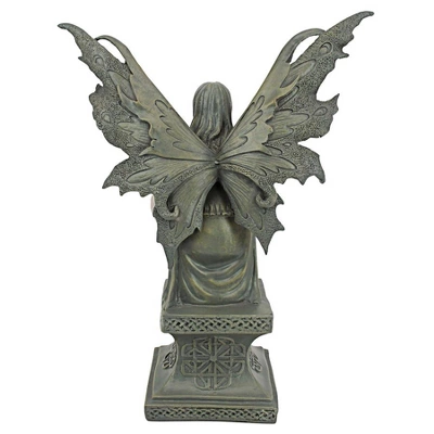 Design Toscano Celtic Inspired Fairy's Perilous Perch Garden Statue: Medium - Image 4