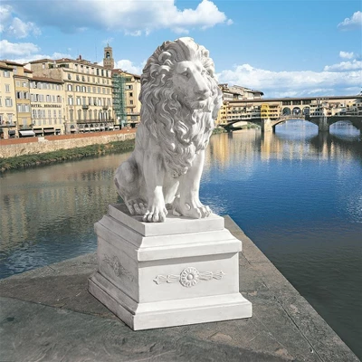Design Toscano Lion Of Florence Sentinel Statue - Image 5