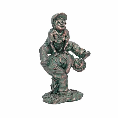 Design Toscano Leap Froggin Playing Boys Garden Statue 6 Design Toscano Leap Froggin Playing Boys Garden Statue - Image 6