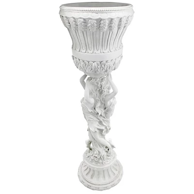 Design Toscano Les Filles Joyeuses Neoclassical Pedestal Urn 4 Design Toscano Les Filles Joyeuses Neoclassical Pedestal Urn - Image 4