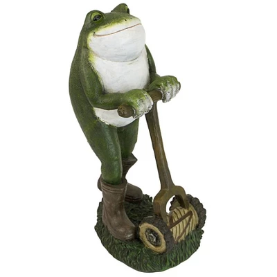 Design Toscano Moses The Garden Toad Lawn Mower Frog Statue - Image 2