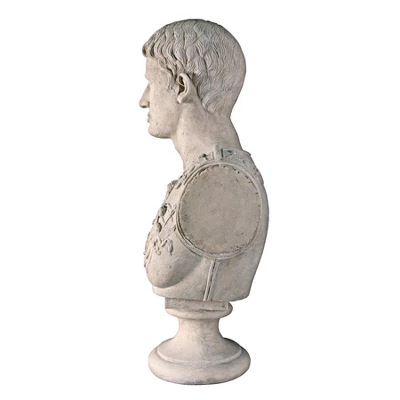 Design Toscano Caesar Augustus Of Prima Porta Grand-Scale Sculptural Bust - Image 4