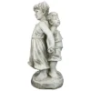 Design Toscano Back To Back Brother And Sister Garden Children Statue