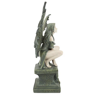 Design Toscano Celtic Inspired Fairy's Perilous Perch Garden Statue: Medium - Image 5