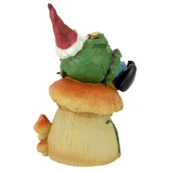 Design Toscano Gnome Frog House Garden Statue - Multicolored -Design Toscano GUEST 6eb5adab fd79 4149 8b26 d7478494b7d9