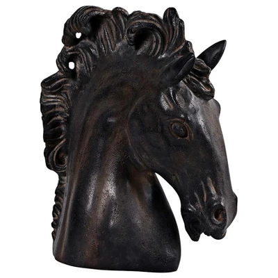 Design Toscano Magnificent Stallion Equestrian Horse Head Bust Statue 2 Design Toscano Magnificent Stallion Equestrian Horse Head Bust Statue - Image 2
