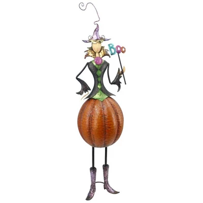 Design Toscano Gloria VanderBoo Metal Witch Bobble Statue