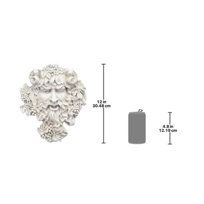Design Toscano Bacchus, God Of Wine Greenman Wall Sculpture: Medium - Image 7