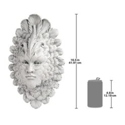 Design Toscano Presence Of Carnevale: Greenman Wall Sculpture -Design Toscano GUEST 742f663e e88c 4a93 a342 343a83030145