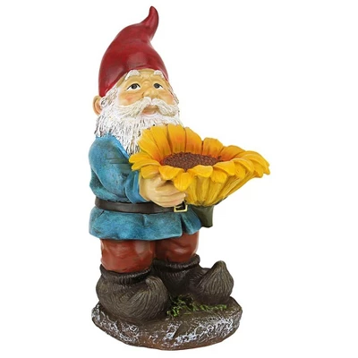 Design Toscano Sunflower Sammy Garden Gnome Statue - Multicolored - Image 2