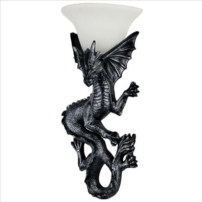 Design Toscano Heraldic Dragon Of Ravenscraig Castle Illuminated Wall Sculpture 4 Design Toscano Heraldic Dragon Of Ravenscraig Castle Illuminated Wall Sculpture - Image 4