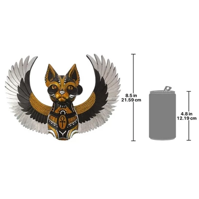 Design Toscano Goddess Bastet, Winged Protector Of The People Cat Wall Sculpture 6 Design Toscano Goddess Bastet, Winged Protector Of The People Cat Wall Sculpture - Image 6