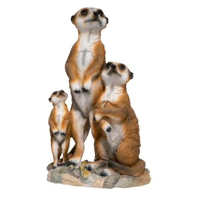 Design Toscano The Meerkat Family Sculpture - Multicolored - Image 2
