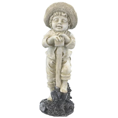 Design Toscano Young Gardener Boy Statue: Samuel Medium - Image 2
