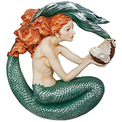 Design Toscano Misty Mae, Siren Of The Sea Mermaid Wall Sculpture