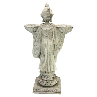 Design Toscano Avalokitesvara Buddha Garden Statue - Off-White - Image 3
