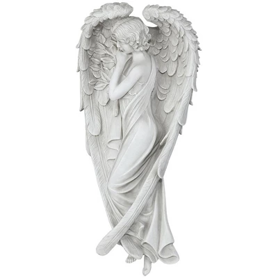 Design Toscano Santa Croce Angel Wall Sculptures - Off-White - Image 5