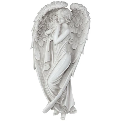 Design Toscano Santa Croce Angel Wall Sculptures - Off-White - Image 2