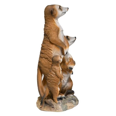 Design Toscano The Meerkat Family Sculpture - Multicolored - Image 5