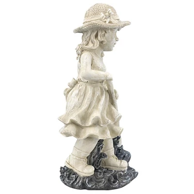 Design Toscano Young Gardener Girl Statue: Rebecca Medium 3 Design Toscano Young Gardener Girl Statue: Rebecca Medium - Image 3