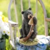 Design Toscano Honey, The Curious Black Bear Cub Statue