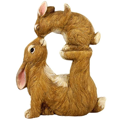 Design Toscano Balancing Bunny Love Garden Rabbit Statue - Image 4