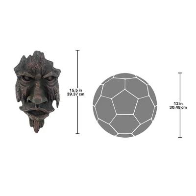 Design Toscano The Spirit Of Nottingham Woods: Greenman Tree Sculpture - Image 6