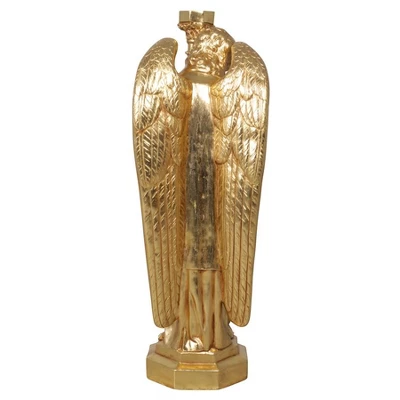 Design Toscano Padova Golden Guardian Angel Sculpture: Left, Gold - Image 4