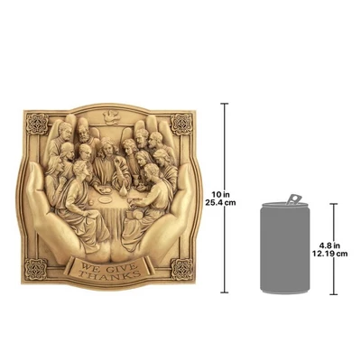 Design Toscano Giving Thanks Lord S Supper Wall Sculpture 2 Design Toscano Giving Thanks Lord S Supper Wall Sculpture - Image 2