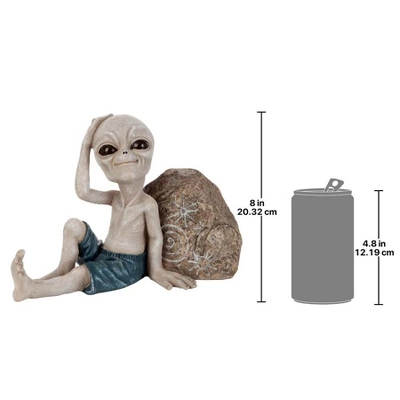 Design Toscano Surfer Dude Out-of-this-World Alien Statue - Image 6