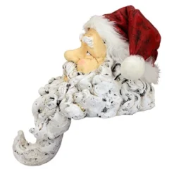 Design Toscano Ho-Ho-Hold It Santa Mantel Stocking Holder Statue, Multi-colored -Design Toscano GUEST 97db8a63 7418 4342 b04b 507ee1dd9ebd