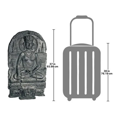 Design Toscano Earth Witness Buddha Sculptural Wall Frieze - Image 2