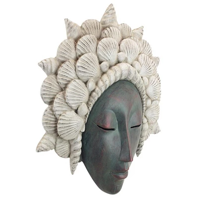 Design Toscano The Seashell Maiden Mermaid Wall Sculpture - Image 3