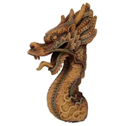 Design Toscano The Fire Dragon Wall Sculpture: Set Of Two