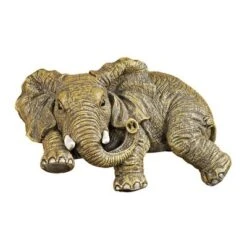Design Toscano Ernie The Elephant Shelf Sitter Sculpture
