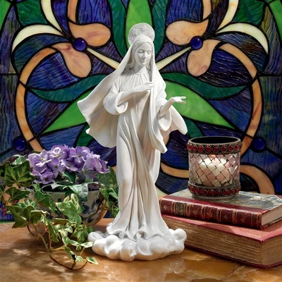 Design Toscano Blessed Virgin Mary Of Unconditional Love Religious Statue By Artist Evelyn Myers Hartley - Image 9