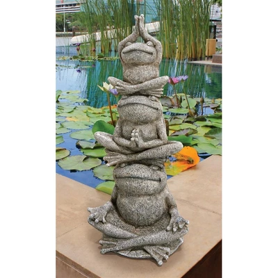 Design Toscano Tower Of Frog Power Garden Statue - Image 2