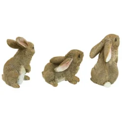 Design Toscano The Bunny Den, Garden Rabbit Statues, Set Of 3 - Brown -Design Toscano GUEST a58d940a d3bc 4b67 a179 ba416c8f4f4d