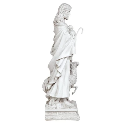 Design Toscano Jesus, The Good Shepherd Garden Statue 3 Design Toscano Jesus, The Good Shepherd Garden Statue - Image 3