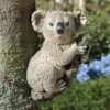 Design Toscano Kouta, The Climbing Koala Sculpture - Multicolored