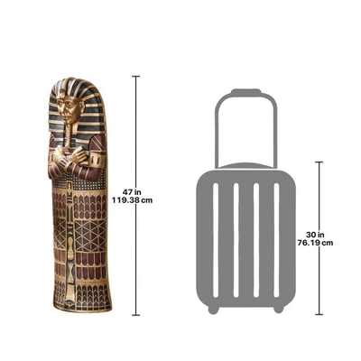 Design Toscano King Tut Sarcophagus Wall Sculpture 2 Design Toscano King Tut Sarcophagus Wall Sculpture - Image 2