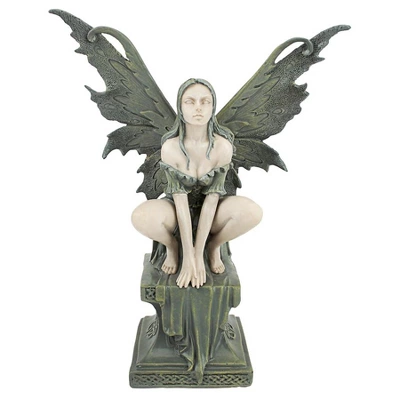 Design Toscano Celtic Inspired Fairy's Perilous Perch Garden Statue: Medium - Image 2