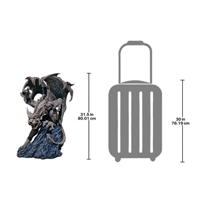 Design Toscano Scatheus, Guardian Of The Shadows Gargoyle Sculpture