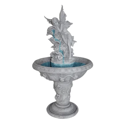 Design Toscano Pixie Fairy Sculptural Fountain - Off-White