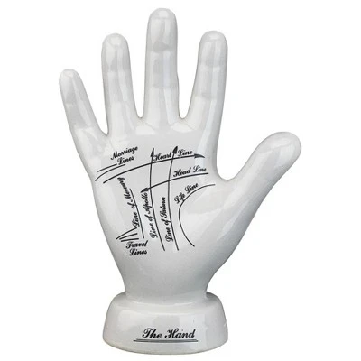 Design Toscano Porcelain Palmistry Hand - Image 2