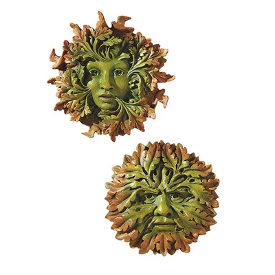 Design Toscano The Somerset Greenwoman & Greenman Sculptures