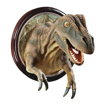 Design Toscano T-Rex Dinosaur Trophy Wall Sculpture