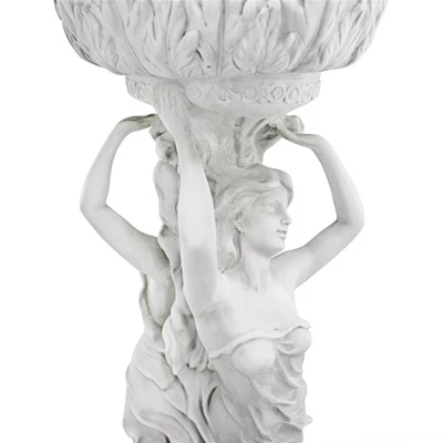 Design Toscano Les Filles Joyeuses Neoclassical Pedestal Urn 7 Design Toscano Les Filles Joyeuses Neoclassical Pedestal Urn - Image 7